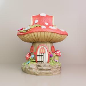 FANTASY MUSHROOM HOUSE DECORATION