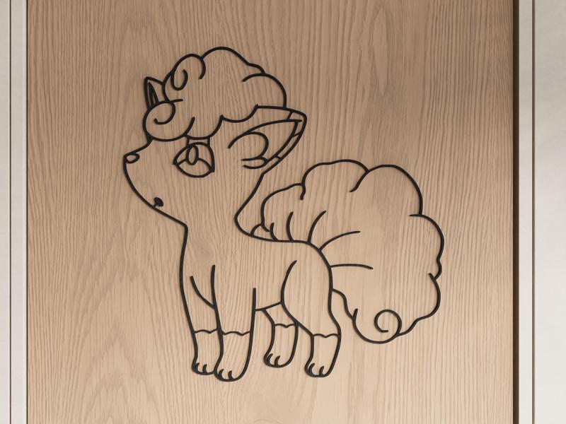 Alolan Vulpix Wall Art
