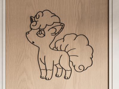 Alolan Vulpix Wall Art