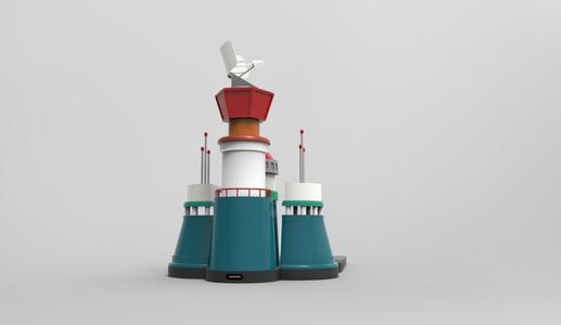 Mobile phone wireless charger model