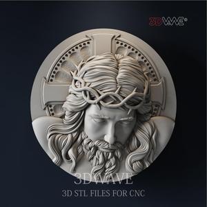 JESUS 3d stl model for CNC