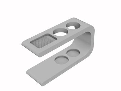 Soap, toothpaste and toothbrush holder