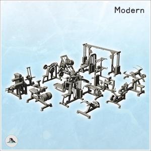 Sport equipment Machines for muscle training (12) - Cold Era Modern Warfare Conflict World War 3 RPG  Post-apo