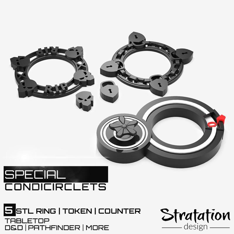 Special CondiCirclets - Condition Rings | Tokens | Counter