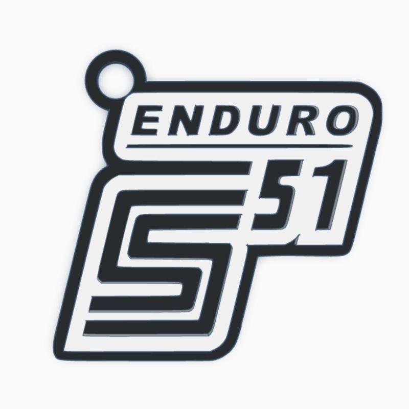 SIMSON S51 - KEYCHAIN