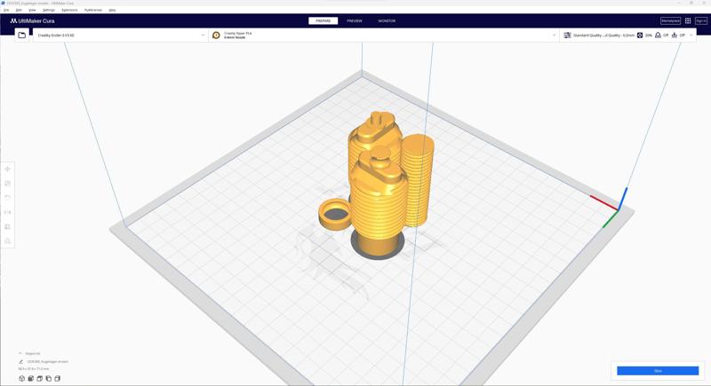 Remix Spindeln mit Innengewinde und Gewindestange + Kugellager für BBs
