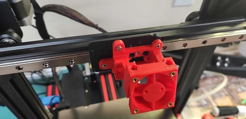 Hero Me 7.4 - Official creality rail backplate for ender 3 - Gantry and universal base fixed