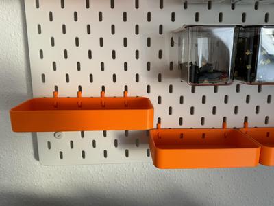 Ikea Skadis thickwall shelf collection