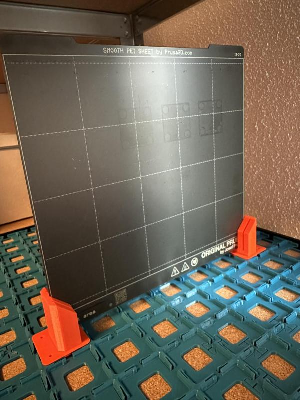 Gridfinity 1x7 Prusa MK4 Steel Sheet Holder