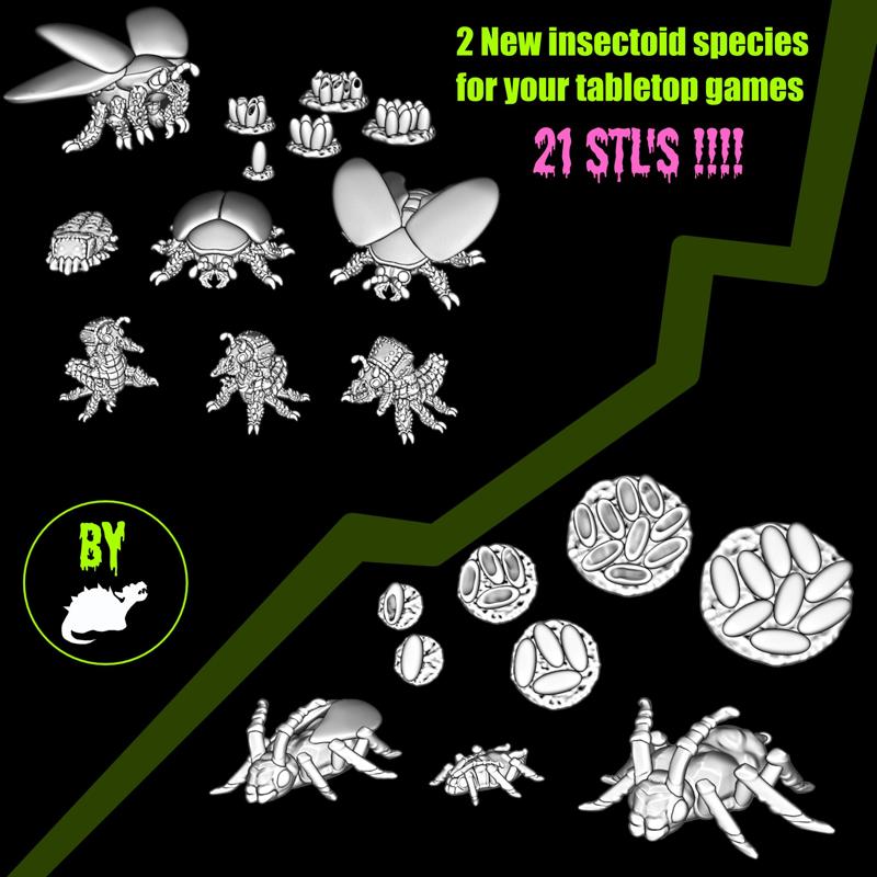 Cocindeos (New Insectoid specie for your tabletop RPG'S)