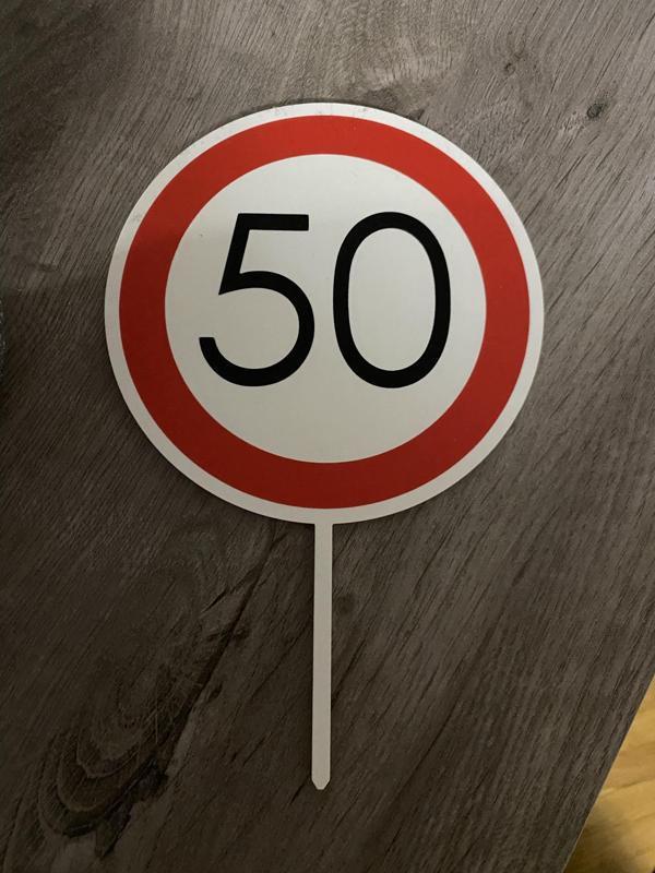 Birthday speed sign