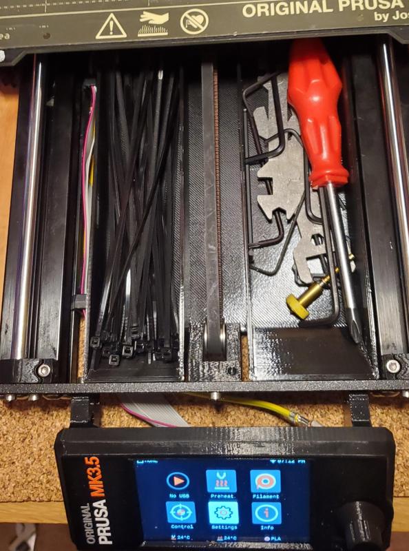 Prusa MK 3.5/MK 3.9/MK4 Under bed storage box.