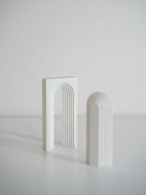 Cathedral door abstract decor