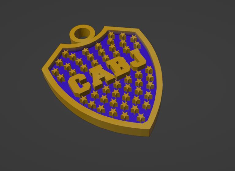Boca Juniors keychain
