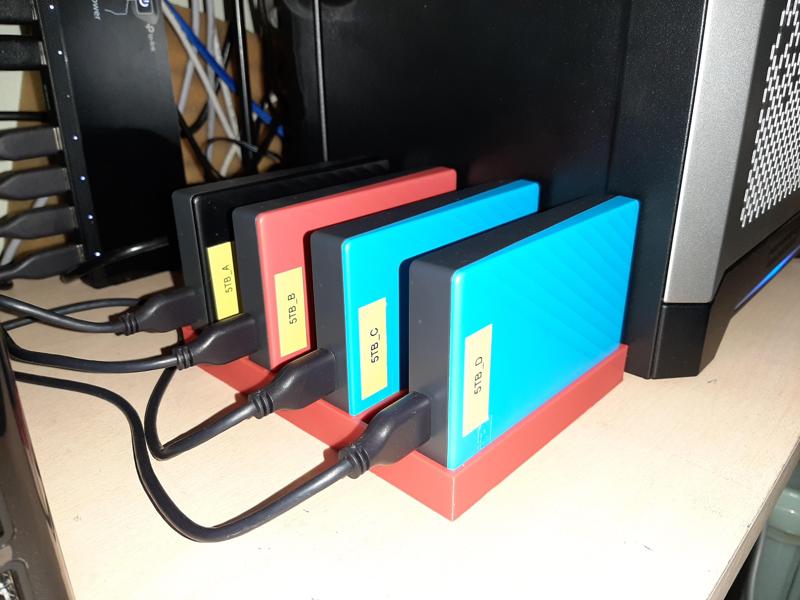 WD My Passport External Harddisk Holder Docking Tray