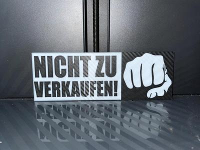 Funny Sign: Not for Sale