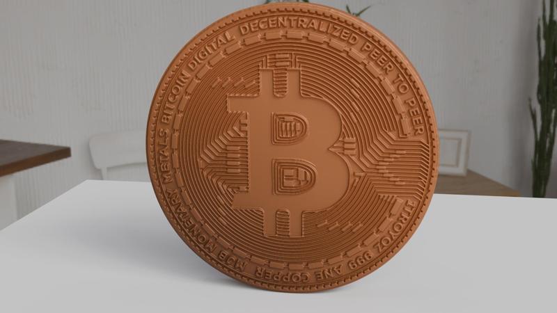 Double Sided Physical Bitcoin