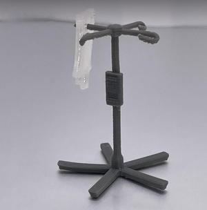 Mini IV Pole and IV Bag