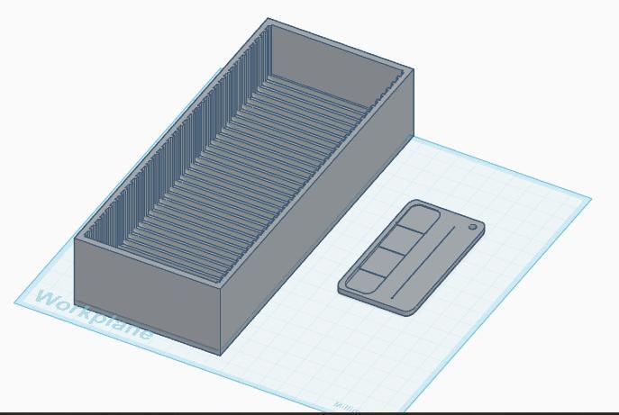 PLA swatch and tray