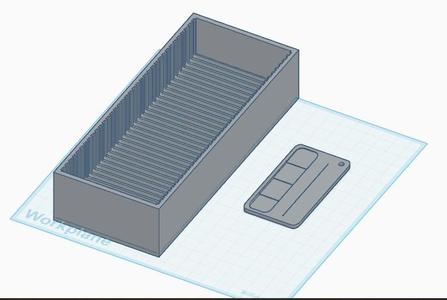 PLA swatch and tray