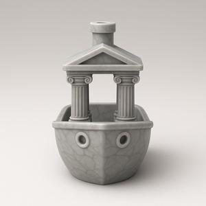 Greek Temple Benchy