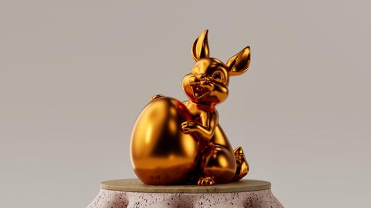 Sculpture - Easter Bunny