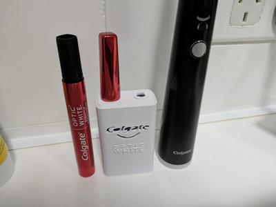 Two Brush Stand for Colgate OpticWhite Brush