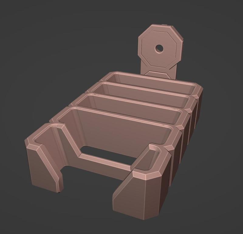 Extended Wire Cutter/Plier Holder for the Multiboard (Holds 5)