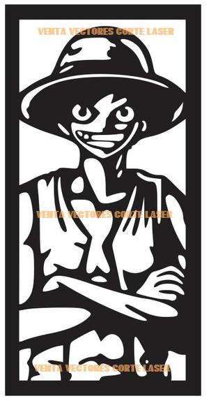 ONE PIECE - LUFFY WALL ART DECORATION - ANIME 3D PRINTING AND LASER CUTTING