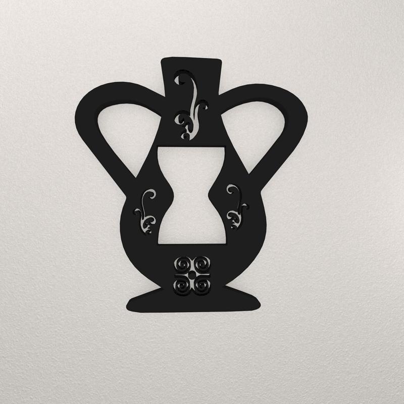 Vase Wall Decoration WANISHI2