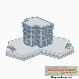 Gothic Building 62 Hex Map Scale HMSG062
