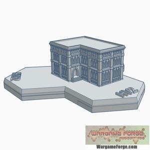 Gothic Building 93 Hex Map Scale HMSG093
