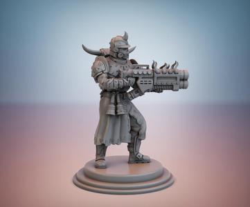Cult Guard. Turbo Magma Gun specialist.