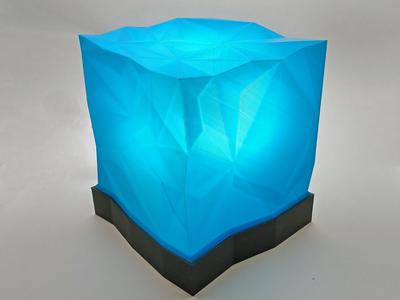 Hi Poly Cube Lamp