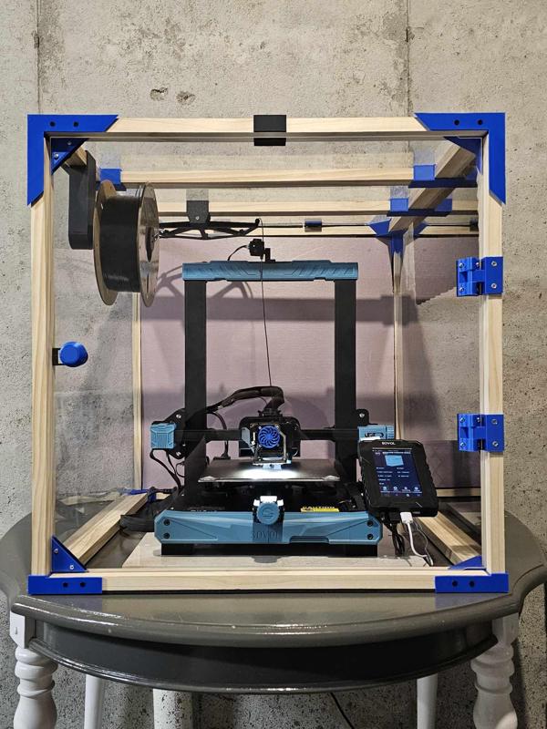 Printable Adjustable Size Enclosure System