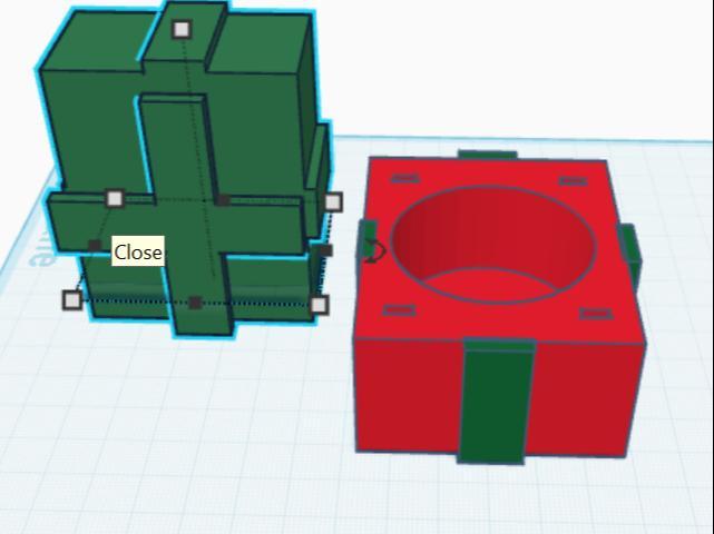 Tea light holder present