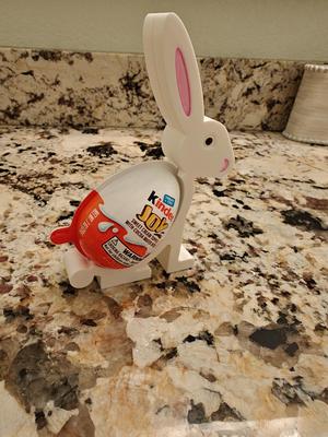 Easter Bunny Stand for Kinder Joy