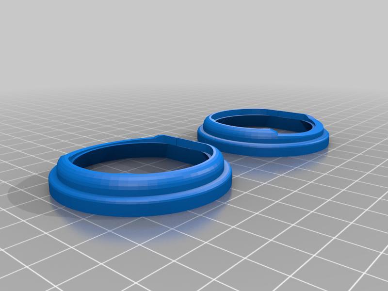 GearVR to Vive Custom Lens Adapter - For People with big "eyebrow bones"