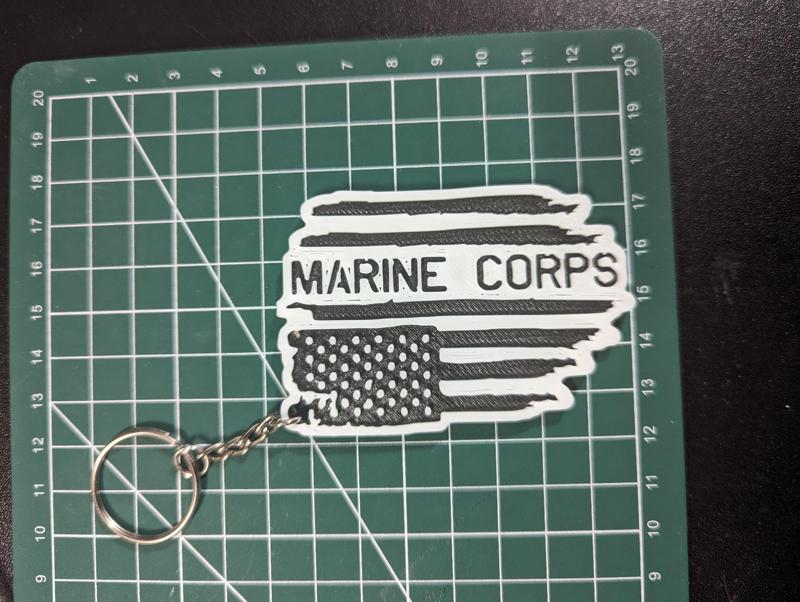 Marine Corps Keychain