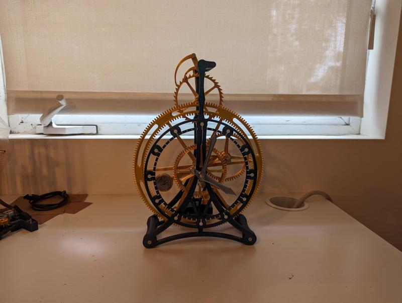 Epicyclic Gear Clock