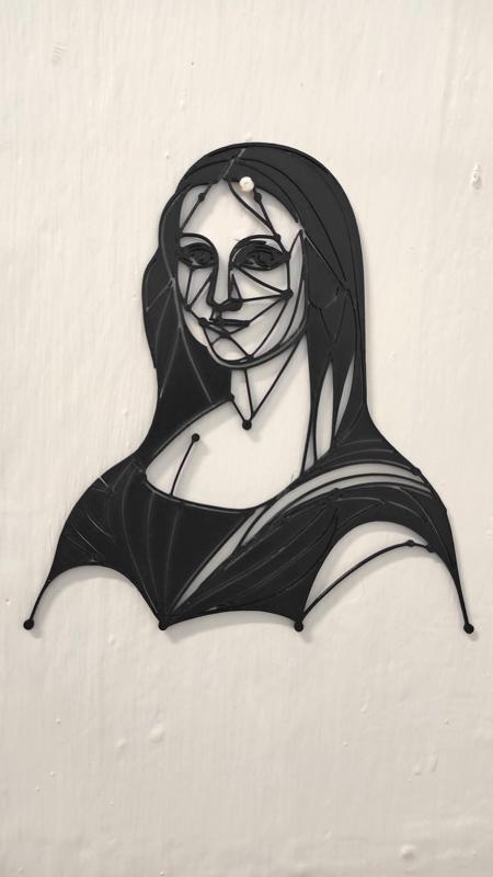 Mona Lisa by Leonardo - AI generated