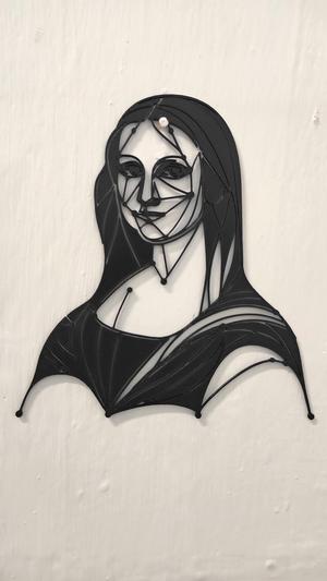 Mona Lisa by Leonardo - AI generated