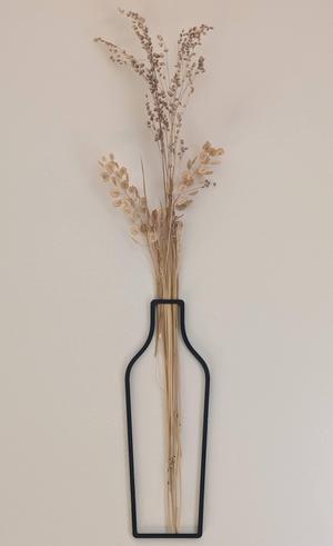 3 Vases  -  Dry Flower Wall Mount