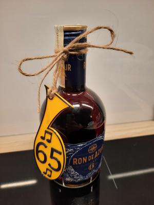 65 year birthday badge