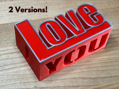 I Love YOU. You and I cut from Love