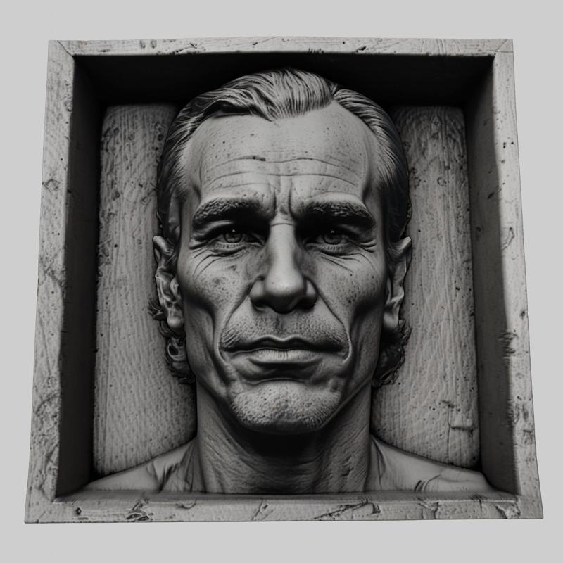 Daniel Day-Lewis head relief actor