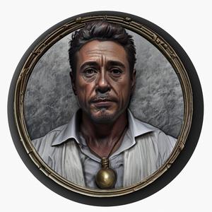 Robert Downey Jr. medallion pendant