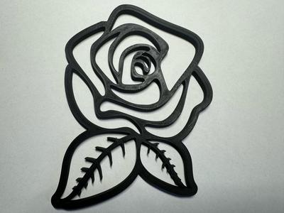 Rose wall art
