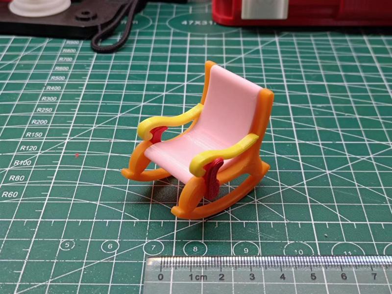 Mini Rocking Chair [Assembly Model, No Glue Needed]
