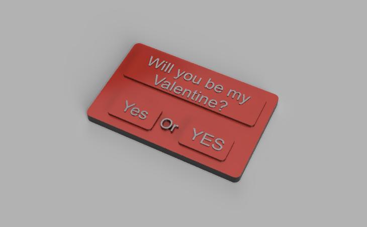 Will you be my Valentine?